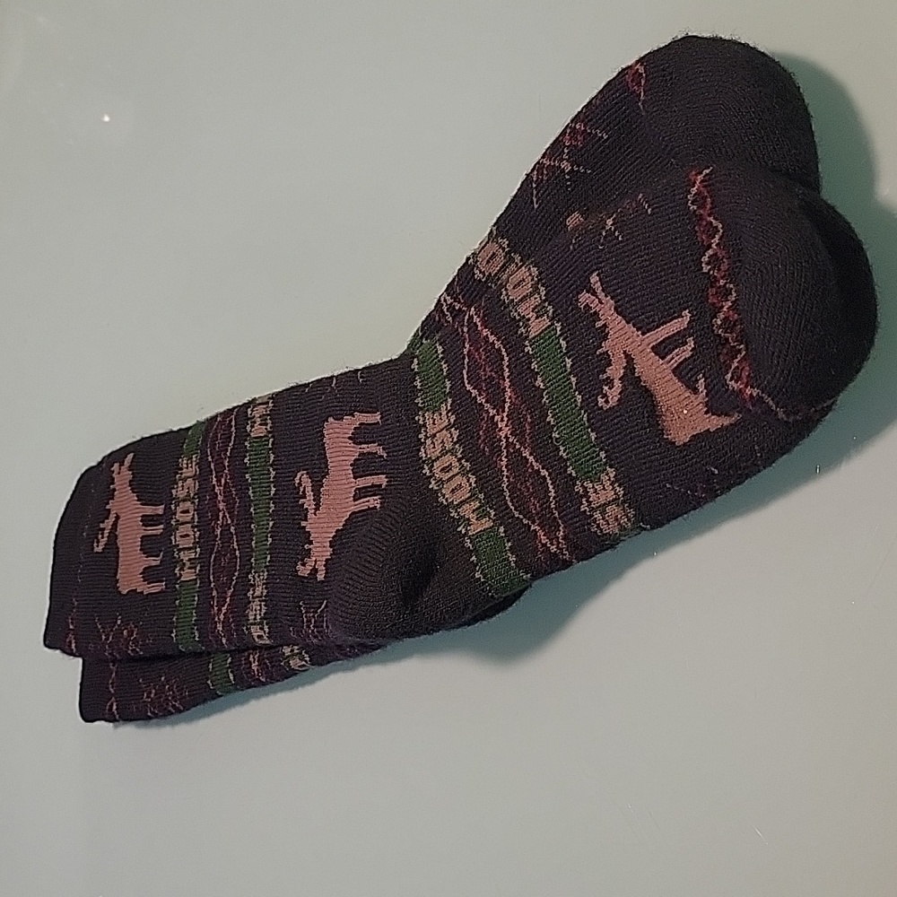 Moose socks. Heavy winter weight.